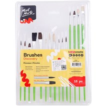 벨리안 전문가용 미술용품 혼합붓 15종 세트 A형, FREE, 1세트