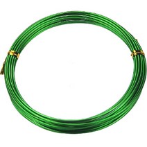 에나벨 공예철사 1.5mm x 5m, 12 녹색, 1개