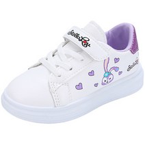 루루슈 여아용 래빗 하트 원반도 운동화