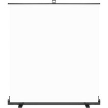 본젠코퍼레이션 이동식 풀업 크로마키 롤 스크린 화이트 2 x 2 m, VDR-M202W, 1개