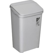 네이쳐리빙 부드럽게 열리는 원터치 휴지통 20L, 그레이, 1개