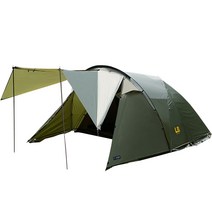카즈미 LB 돔 텐트, 3-4인용, 카키