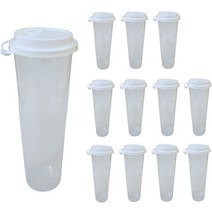 생활을그리다 다회용 리유저블 컵 1000ml + 일반 뚜껑 세트, 12세트