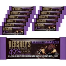 허쉬 코코아크리에이션 쿠키 앤 믹스베리향 초콜릿, 40g, 12개