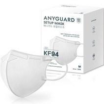 애니가드가뉴입체형방역마스크 중형 KF94, 30개입, 1개, 화이트