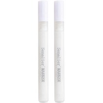 더조넷 아크릴 페인트마커 화이트, 1색, 2개