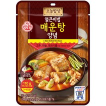 오뚜기 오늘밥상 얼큰비법 매운탕 양념, 110g, 1개