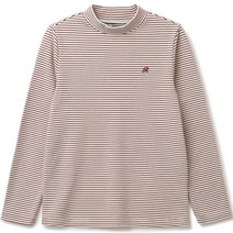 레노마키즈 여아용 스트라이프 반목 티셔츠 R2241T155