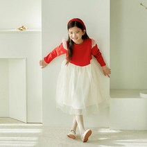 루디아키즈 여아용 크리스마스 원피스