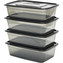 씨밀렉스 랑킵 말랑말랑 냉동실 전용 정리 밀폐용기 5700ml, 1개입, 4개