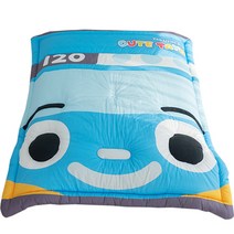 시은데코 타요 큐트 DTP 싱글 차렵이불, 블루