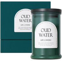 더블유드레스룸 네추럴 라이프 캔들 100g + 성냥 8p 세트, 오드워터