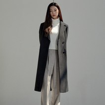 미쏘 여성용 테일러드 반더블 코트