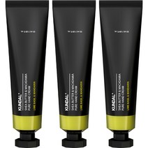 쿤달 시어버터 앤 마카다미아 퓨어 핸드크림 아로마에디션 라임바질앤만다린, 50ml, 3개
