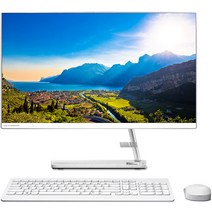 레노버 아이디어센터 올인원 PC White ideaCentre AIO3-27IAP7 i3 (i3-1220P 68.5cm WIN미포함 RAM 8GB NVMe 512GB), 기본형