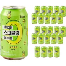 원에이엠 스파클링 캔 파인애플, 355ml, 24개