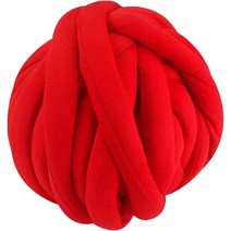 울트랩 자이언트얀 핑거니팅 뜨개실 250g, 레드, 1개