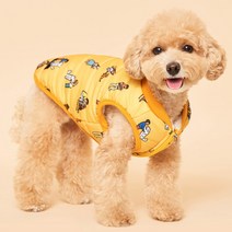 플로트 강아지 제로퍼제로 베럴라이프 패딩, 옐로우