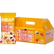 HBAF 먼투썬 하루견과 기프트세트 옐로우, 600g, 1세트
