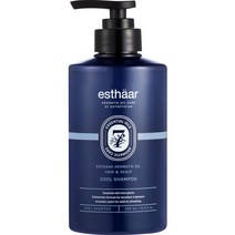 에스따르 아로마틱 오일 케어 헤어 앤 스칼프 쿨 샴푸, 1개, 500ml