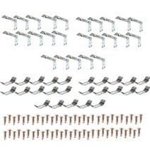 원샵 ㄱ자 25 우드블라인드 부속세트 5cm, 혼합색상, 1세트