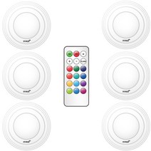 번개표 터치라이트 3W 6p + 리모컨 세트, 화이트