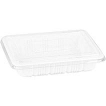 스완 국 찜 탕 도시락 실링 배달 일회 용기 2318 70호 1000ml x 50p 백색 + 뚜껑 50p 세트, 50개입, 1세트