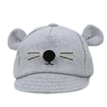 엠케이 유아용 코방울 마우스 귀쫑긋 캡모자