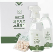 생활공식 편백나무잎 피톤치드 스프레이 500ml + 리필 500ml + 편백칩 세트, 1세트