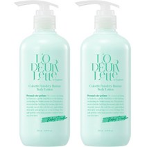 로더렛 인 잉글랜드 컬러핏 파우더리 브리즈 바디 로션 베이비 파우더향, 2개, 500ml