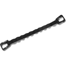 ORGANIKO 멀티 걸이형 보관 소품 캠핑 로프 10링, 블랙