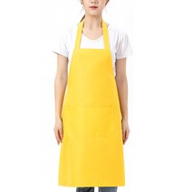 지앤와이 홀서빙 A형 앞치마, 2개, 옐로우