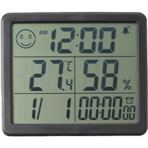 굿라이프 디지털 온습도계 블랙, 1개