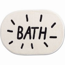 바랑 욕실 주방 극세사 발매트 C타입, 혼합색상