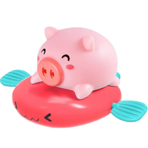 재미존 튜브타는 스크류 꿀꿀이 목욕놀이완구, 레드