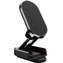 지엠지모터스 트로이 Z 접이식 마그네틱 차량용 휴대폰 자석 거치대, 1개, 블랙