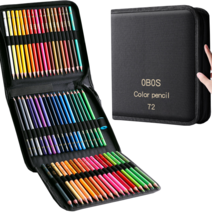 바이핏 전문가용 드로잉 유성 색연필 + 패브릭 백 세트, 72색, 1세트