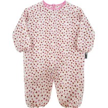 플리에 아동용 New 전신방수가운 지퍼형, 핑크딸기