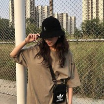 뮤즈엘 여성용 오버핏 일상 티셔츠