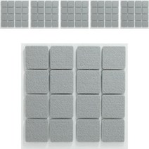 올데이랩 소음방지 FELT 가드스티커 사각 소, 96개, 그레이