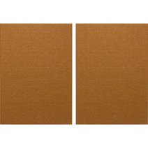 올데이랩 소음방지 FELT 가드스티커 시트 A5, 2개, 브라운