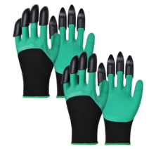 마하비 갈고리 호미 원예장갑 양손 세트 그린, 2세트