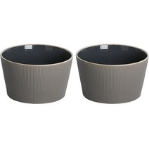 윤도자기 차곡 면기, 챠콜, 2개