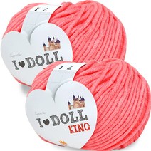 니뜨 아이돌킹 실 45g, 7 코랄핑크