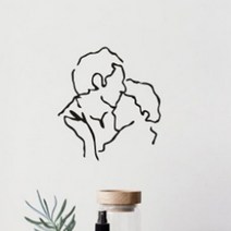 나음다름 투명 북유럽 포인트 스티커 03, 블랙