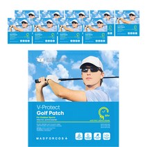 매드포코스 남성용 브이 프로텍트 골프패치 5p x 2개, 베이지