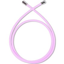 아쿠아듀오 물때 X꼬임방지 샤워호스 퍼플 1.5m + 스패너 세트, 1세트