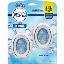 페브리즈 화장실용 방향제 상쾌한 비누향 본품, 6ml, 2개, 파우더/비누향