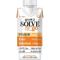 웅진 솔브앤고 음료 면역 & 항산화 곡물맛, 18개, 200ml