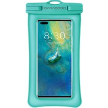 바라보고 휴대폰 방수팩 에어, 클리어그린, 1개